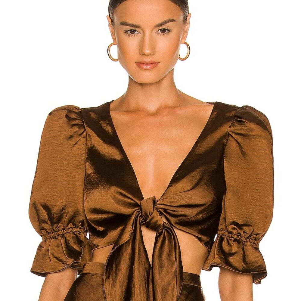 LPA Candy Top in Chocolate Brown XXS
